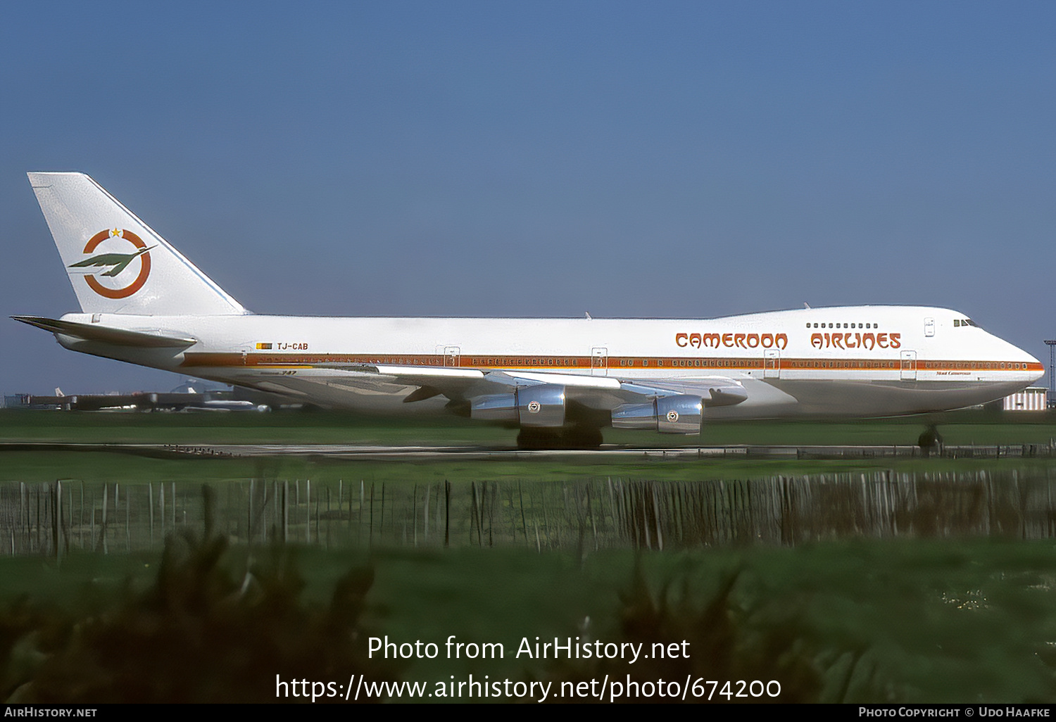 Aircraft Photo of TJ-CAB | Boeing 747-2H7BM | Cameroon Airlines | AirHistory.net #674200