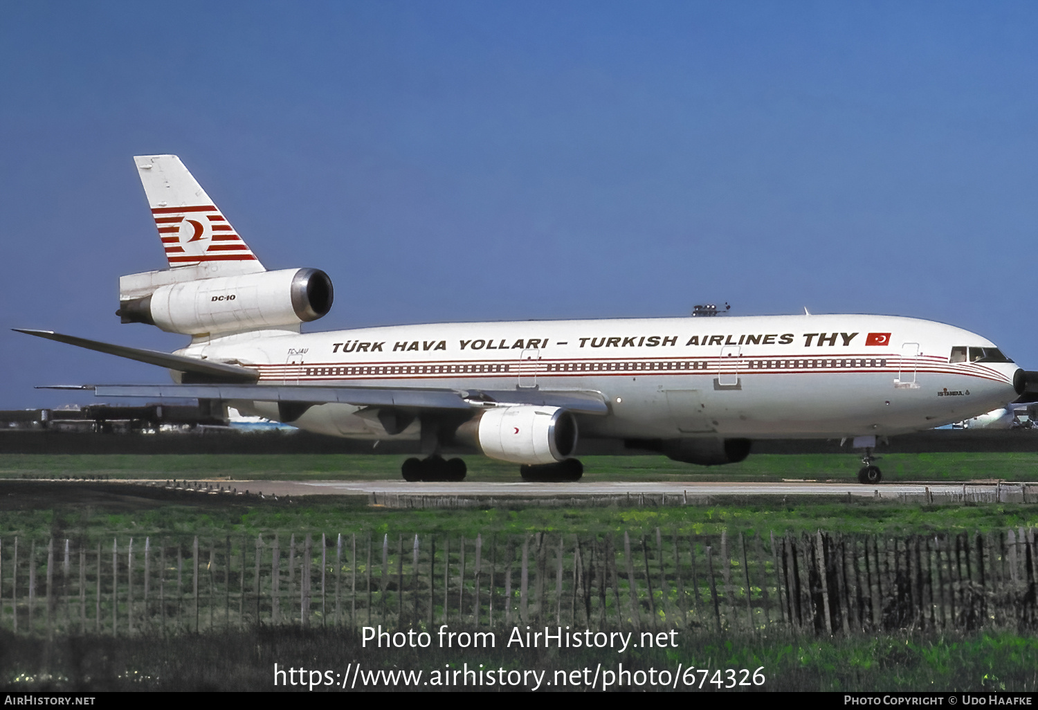 Aircraft Photo of TC-JAU | McDonnell Douglas DC-10-10 | THY Türk Hava Yolları - Turkish Airlines | AirHistory.net #674326