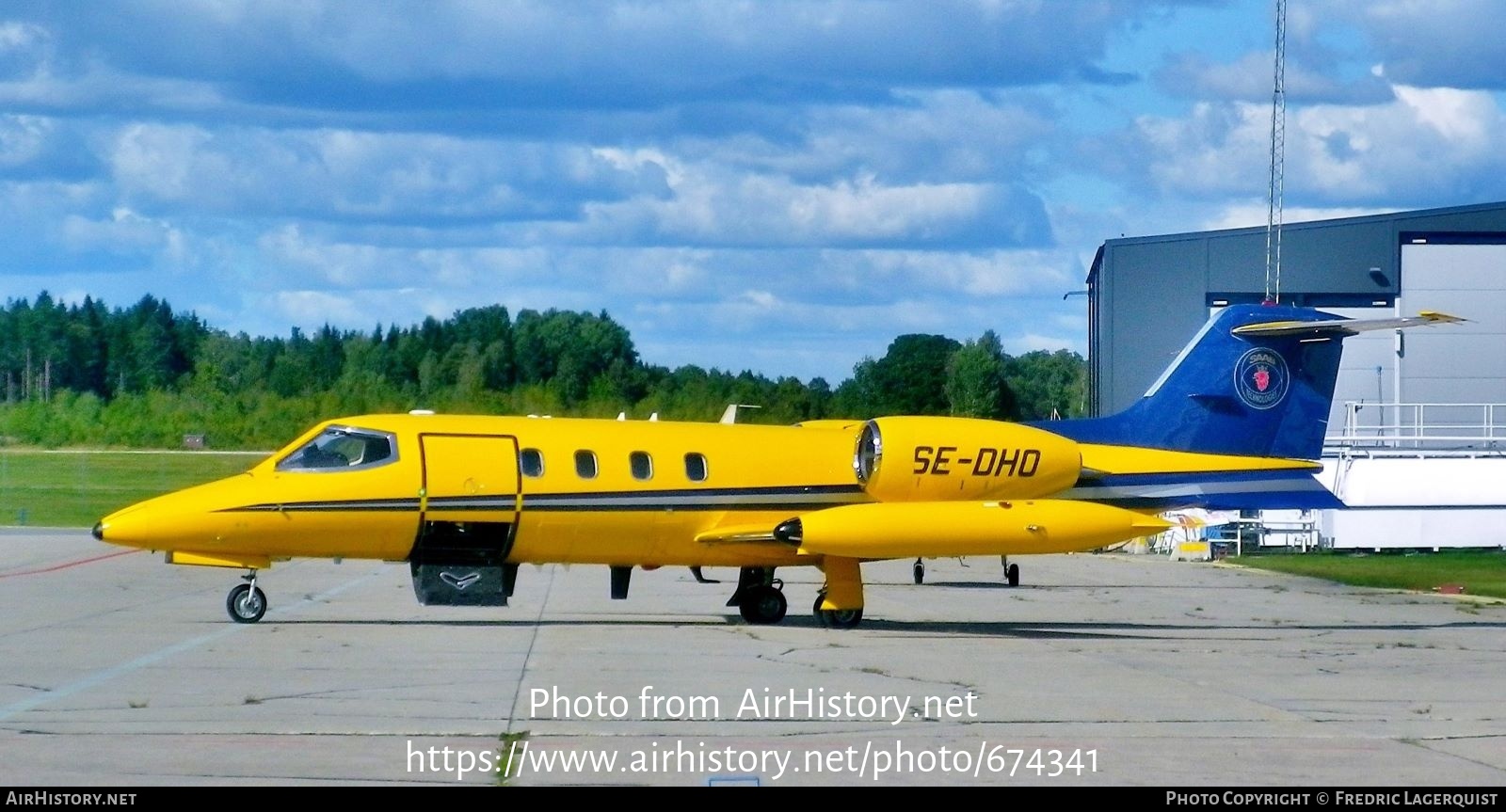 Aircraft Photo of SE-DHO | Gates Learjet 35A | Saab Technologies | AirHistory.net #674341