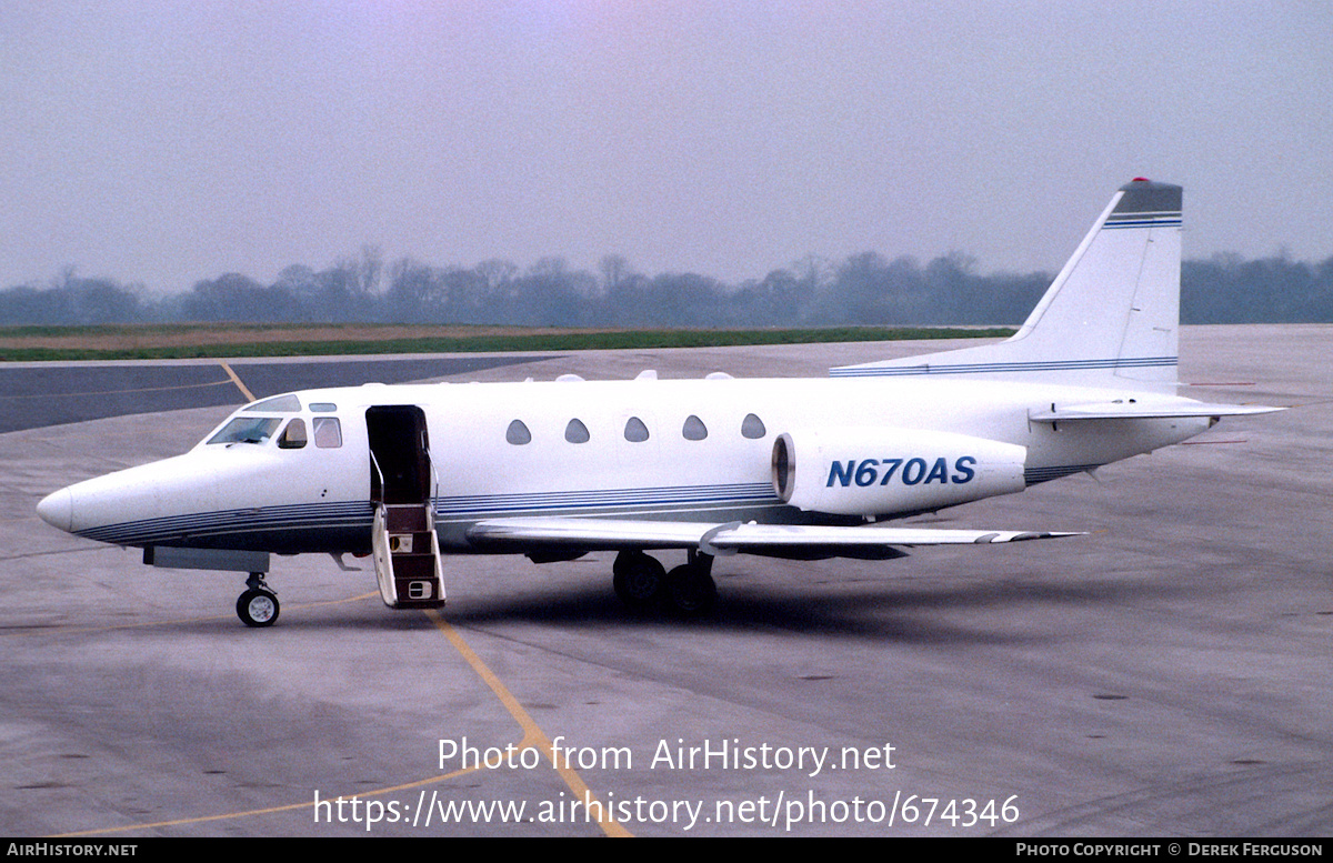 Aircraft Photo of N670AS | North American Rockwell NA-465 Sabreliner 65 | AirHistory.net #674346