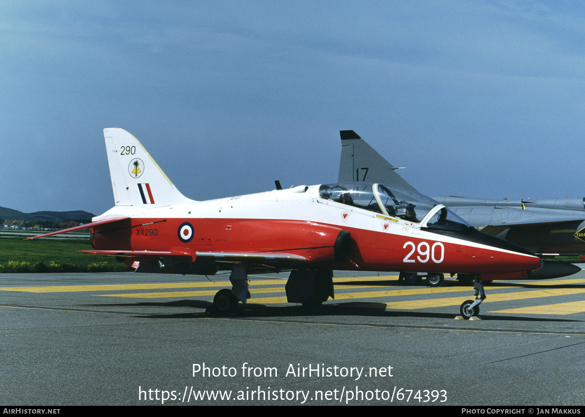 Aircraft Photo of XX290 | British Aerospace Hawk T1 | UK - Air Force | AirHistory.net #674393