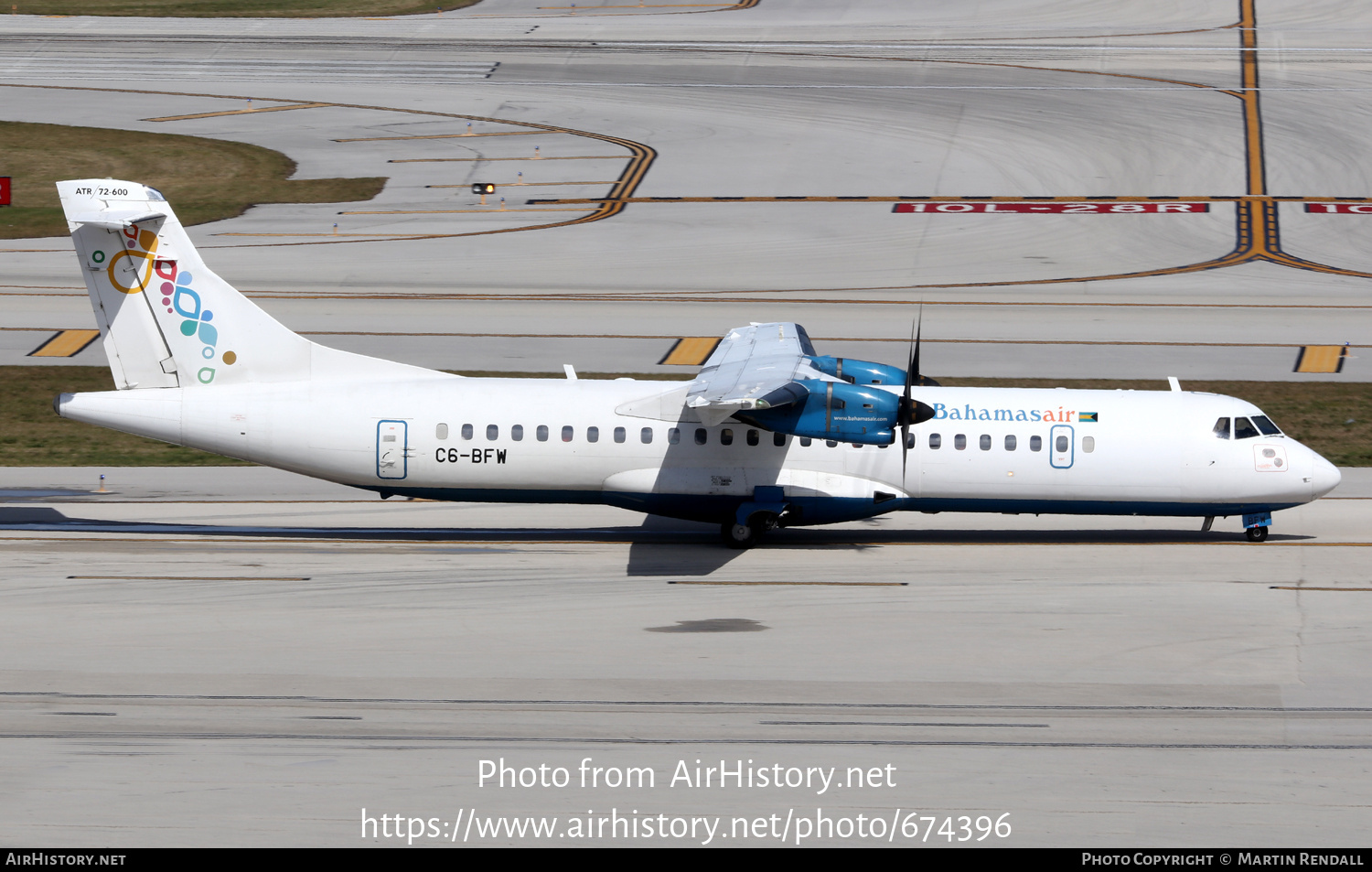 Aircraft Photo of C6-BFW | ATR ATR-72-600 (ATR-72-212A) | Bahamasair | AirHistory.net #674396