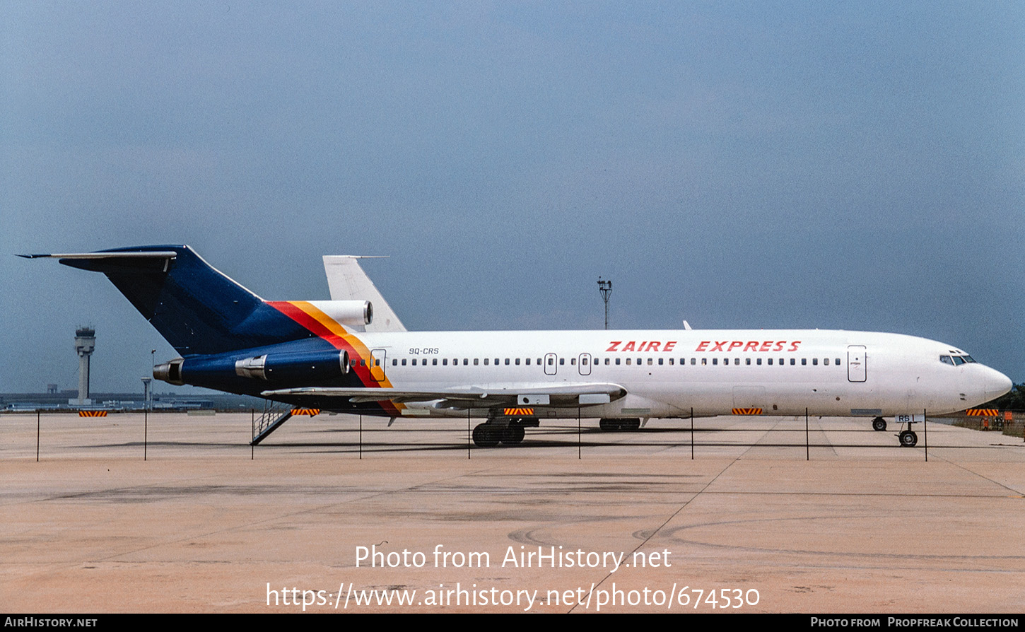 Aircraft Photo of 9Q-CRS | Boeing 727-214 | Zaire Express | AirHistory.net #674530