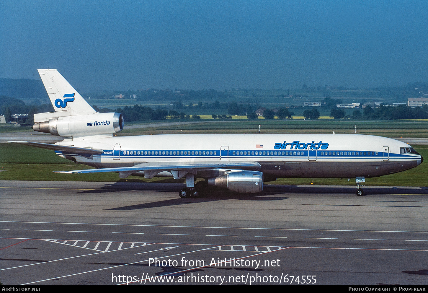 Aircraft Photo of N1035F | McDonnell Douglas DC-10-30CF | Air Florida | AirHistory.net #674555