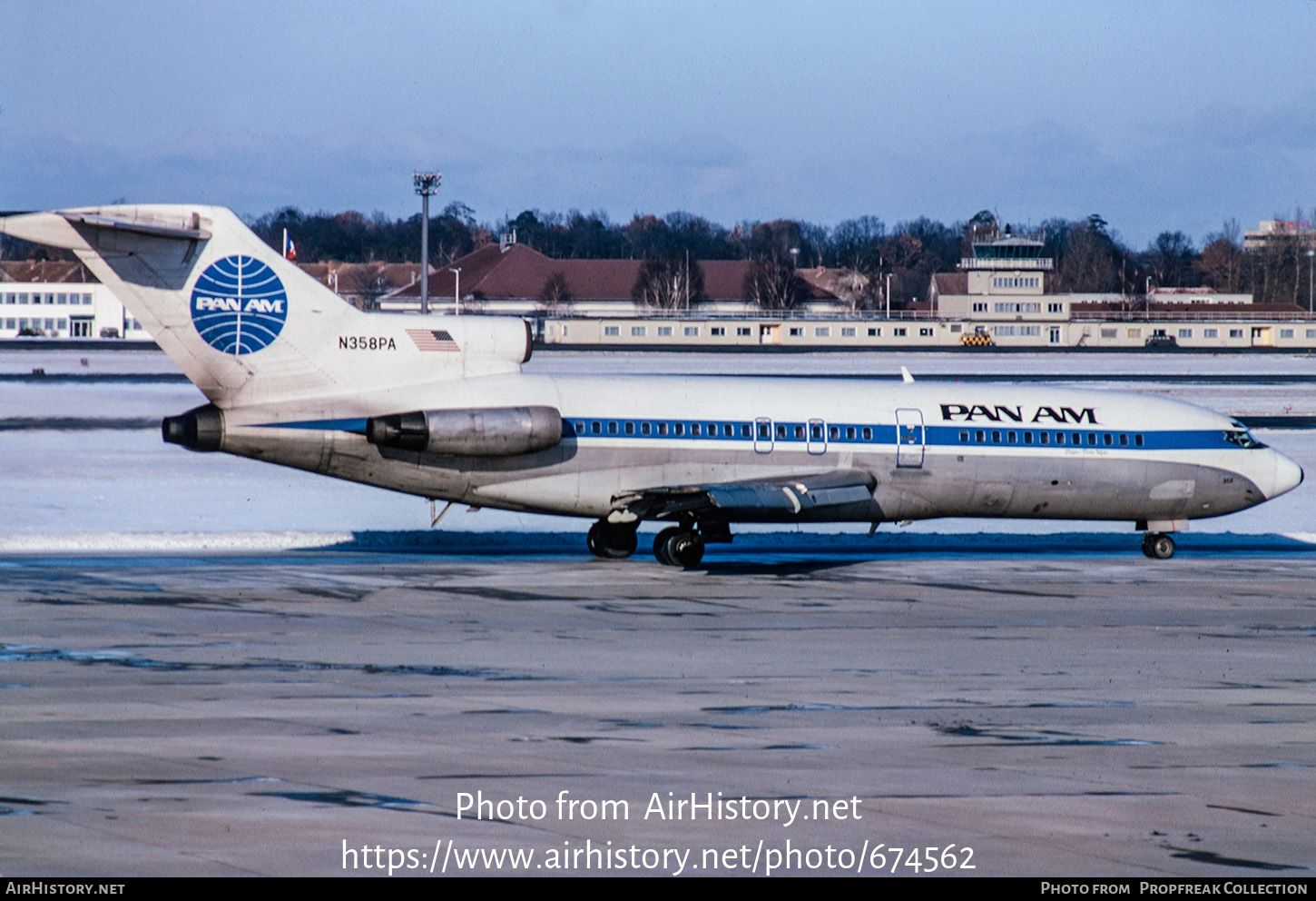 Aircraft Photo of N358PA | Boeing 727-21 | Pan American World Airways - Pan Am | AirHistory.net #674562