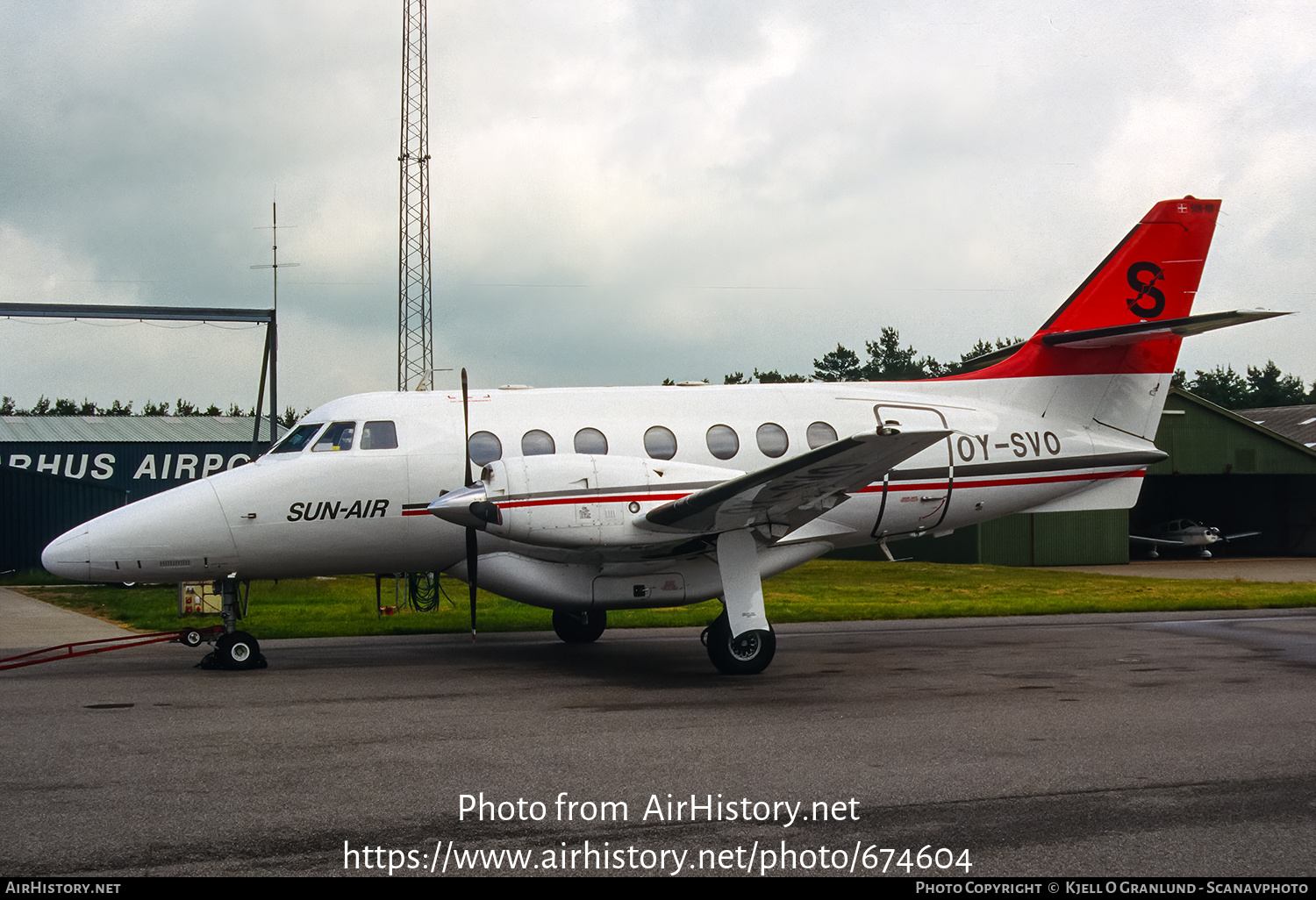 Aircraft Photo of OY-SVO | British Aerospace BAe-3102 Jetstream 31 | Sun-Air of Scandinavia | AirHistory.net #674604