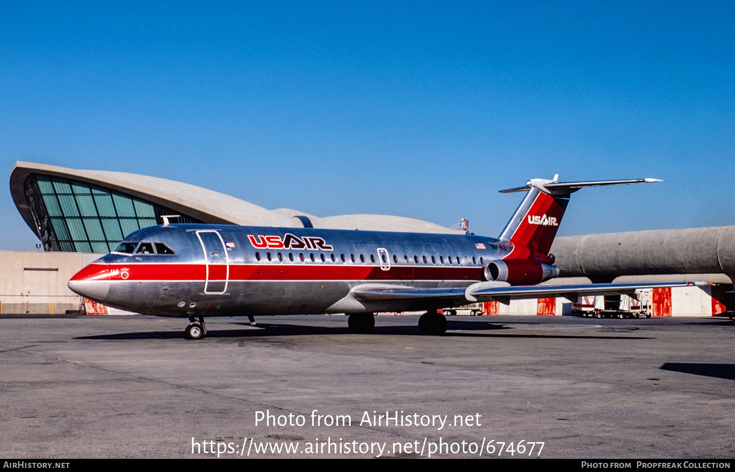 Aircraft Photo of N1114J | BAC 111-204AF One-Eleven | USAir | AirHistory.net #674677