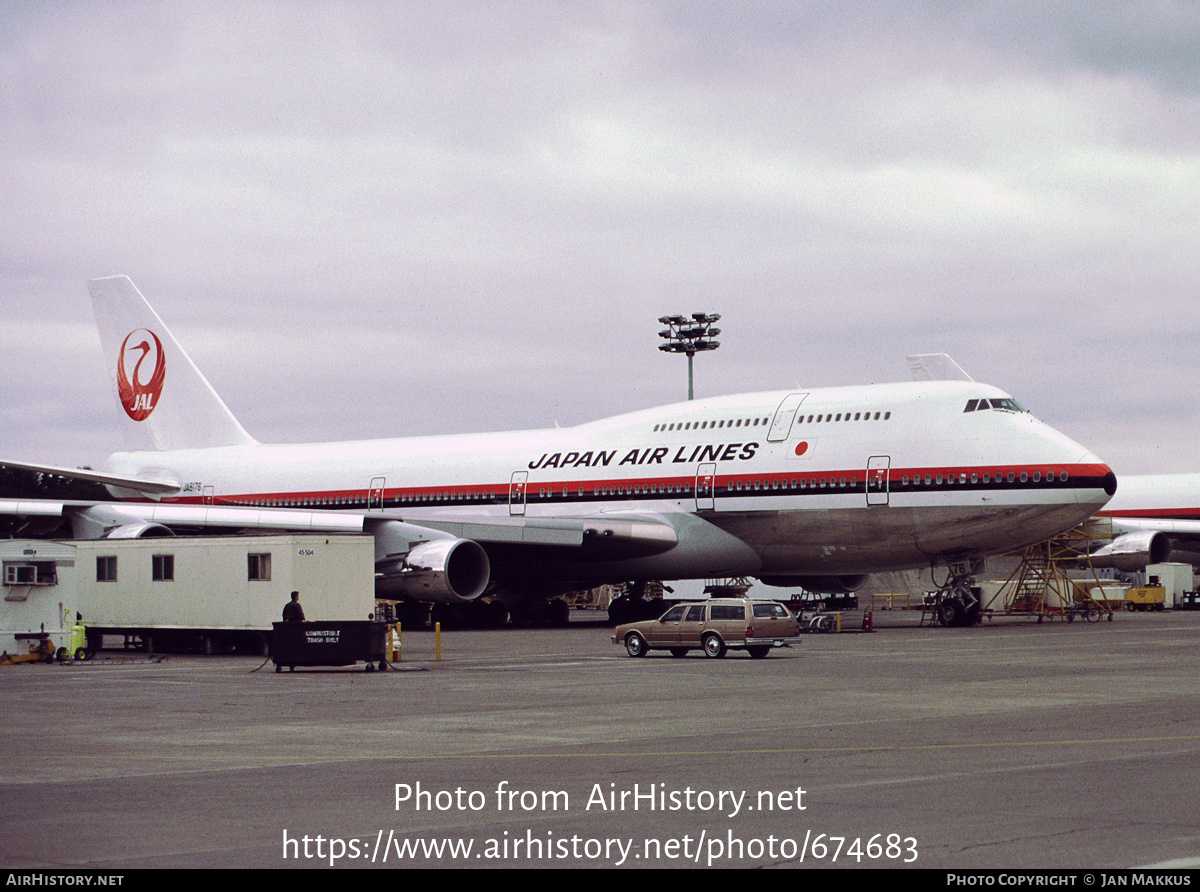 Aircraft Photo of JA8176 | Boeing 747-146B/SR/SUD | Japan Air Lines - JAL | AirHistory.net #674683