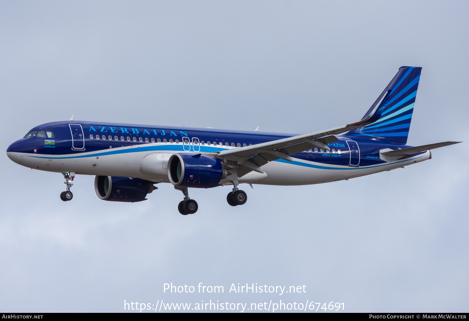 Aircraft Photo of 4K-AZ141 | Airbus A320-271N | Azerbaijan Airlines - AZAL - AHY | AirHistory.net #674691