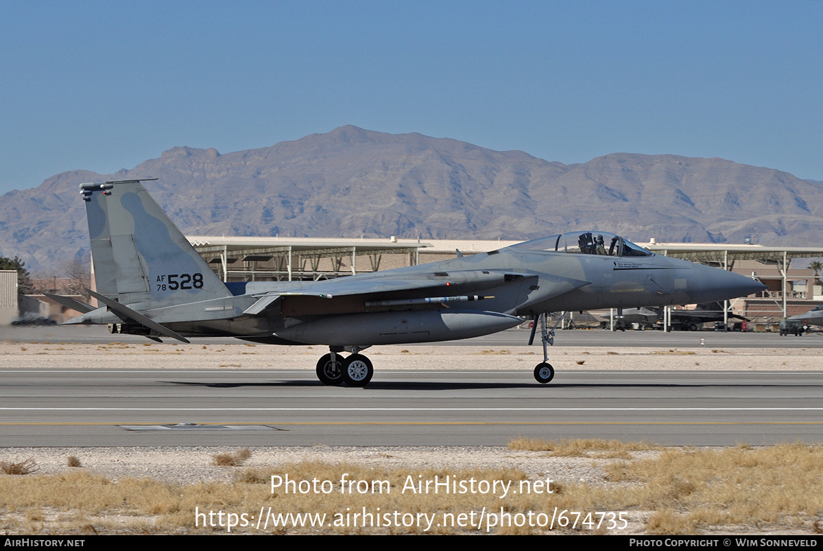 Aircraft Photo of 78-0528 / AF78-528 | McDonnell Douglas F-15C Eagle | USA - Air Force | AirHistory.net #674735