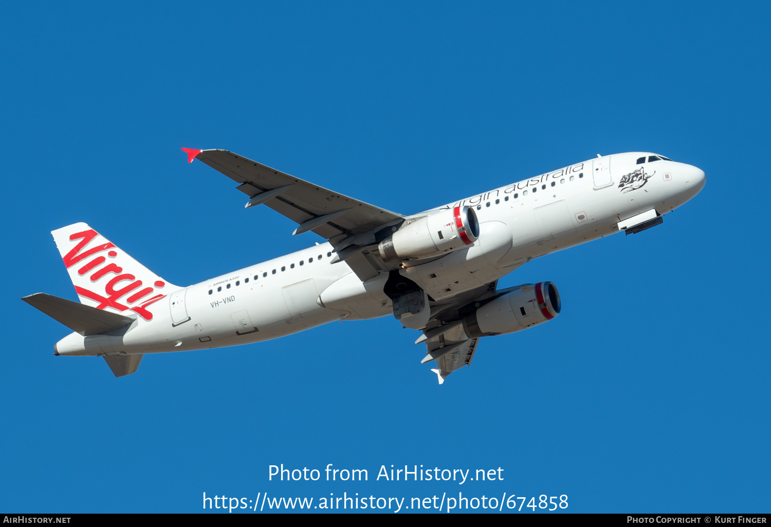 Aircraft Photo of VH-VND | Airbus A320-232 | Virgin Australia Airlines | AirHistory.net #674858