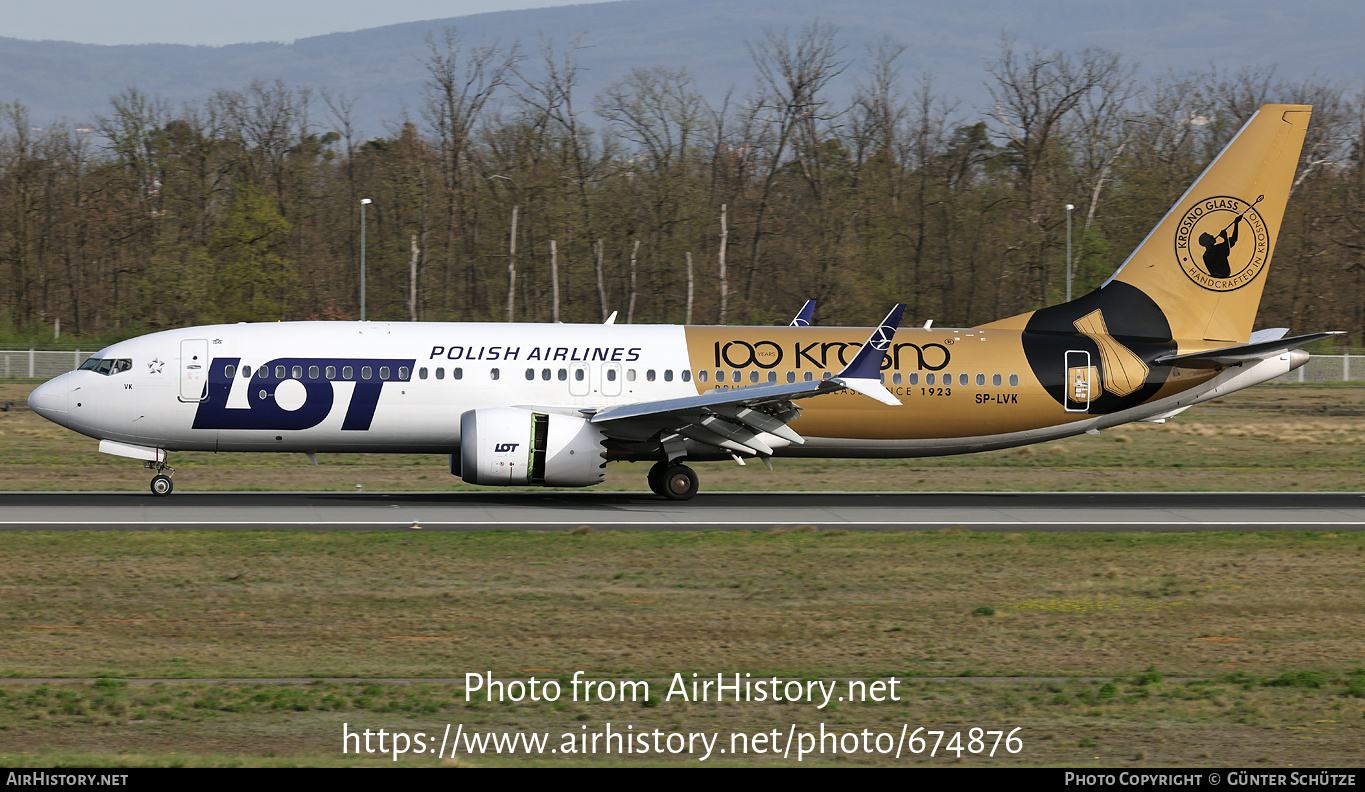 Aircraft Photo of SP-LVK | Boeing 737-8 Max 8 | LOT Polish Airlines - Polskie Linie Lotnicze | AirHistory.net #674876