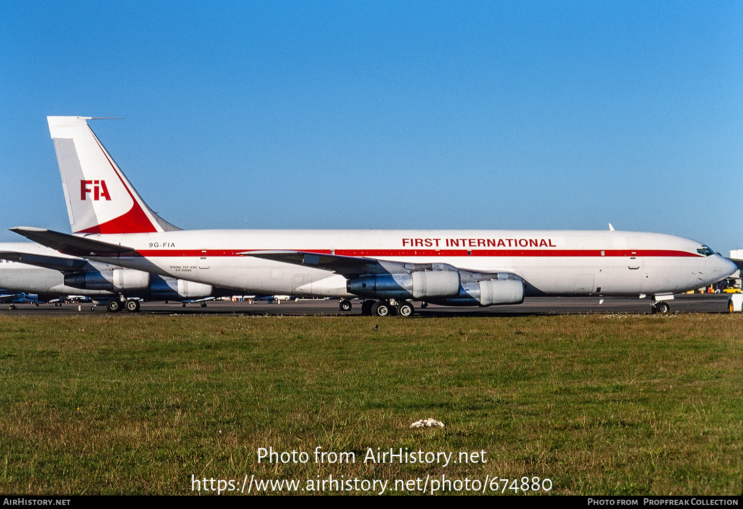 Aircraft Photo of 9G-FIA | Boeing 707-331C | First International Airlines - FIA | AirHistory.net #674880