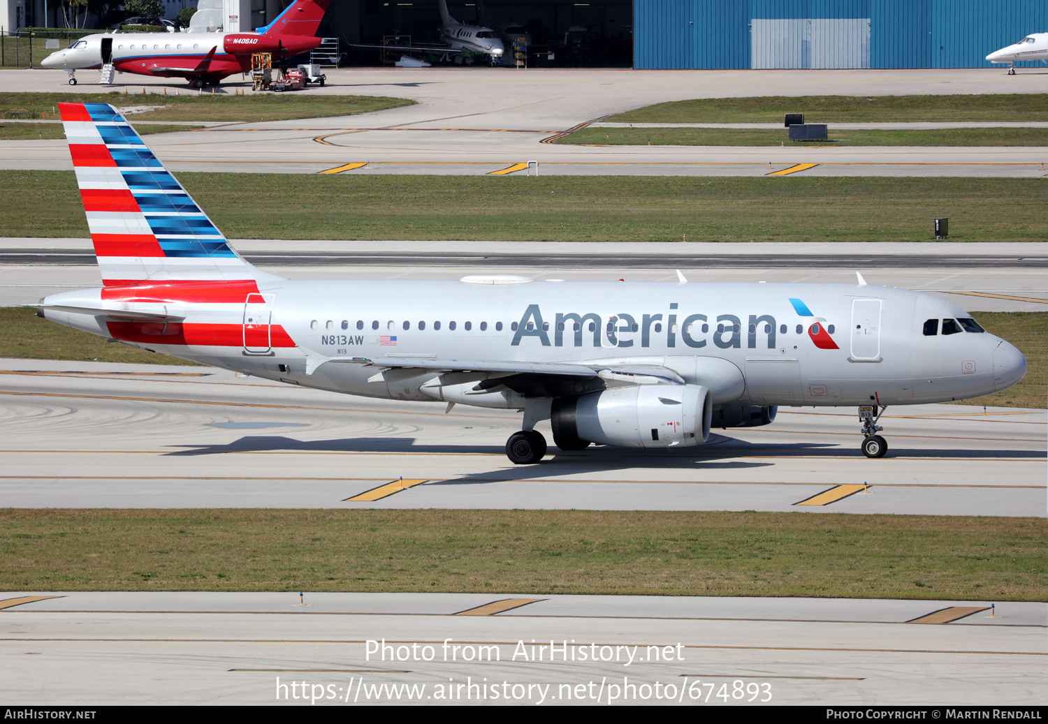 Aircraft Photo of N813AW | Airbus A319-132 | American Airlines | AirHistory.net #674893