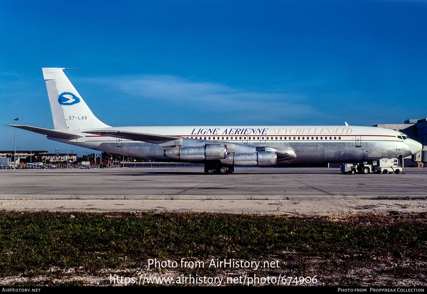 Aircraft Photo of S7-LAS | Boeing 707-323B | Ligne Aérienne Seychelles | AirHistory.net #674906