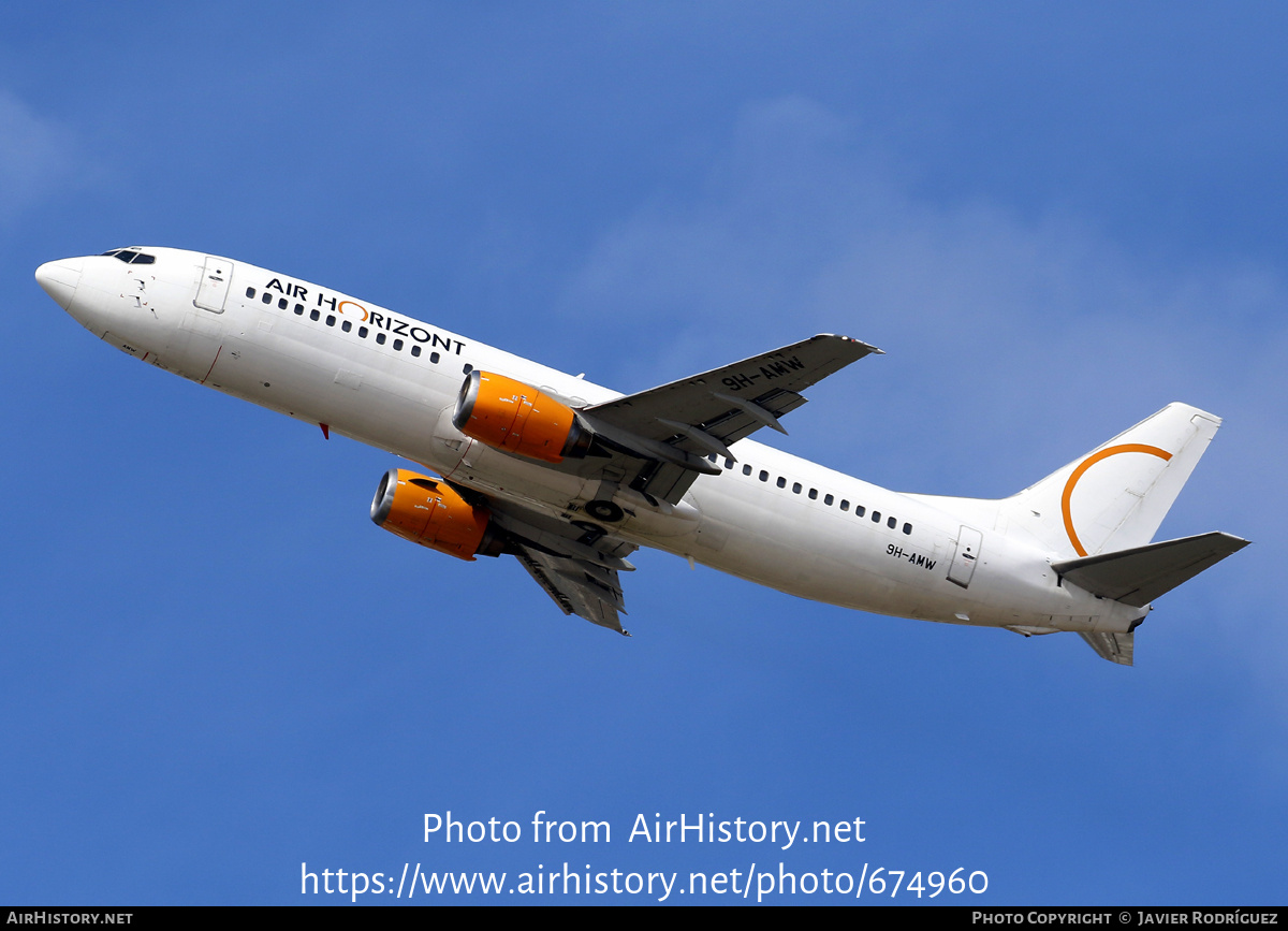 Aircraft Photo of 9H-AMW | Boeing 737-4Q8 | Air Horizont | AirHistory.net #674960