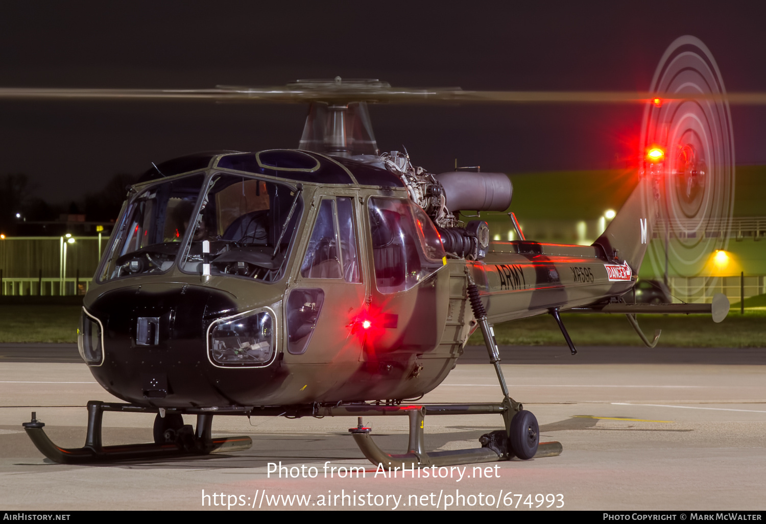 Aircraft Photo of G-BWHU / XR595 | Westland Scout AH1 (P-531-2) | UK - Army | AirHistory.net #674993