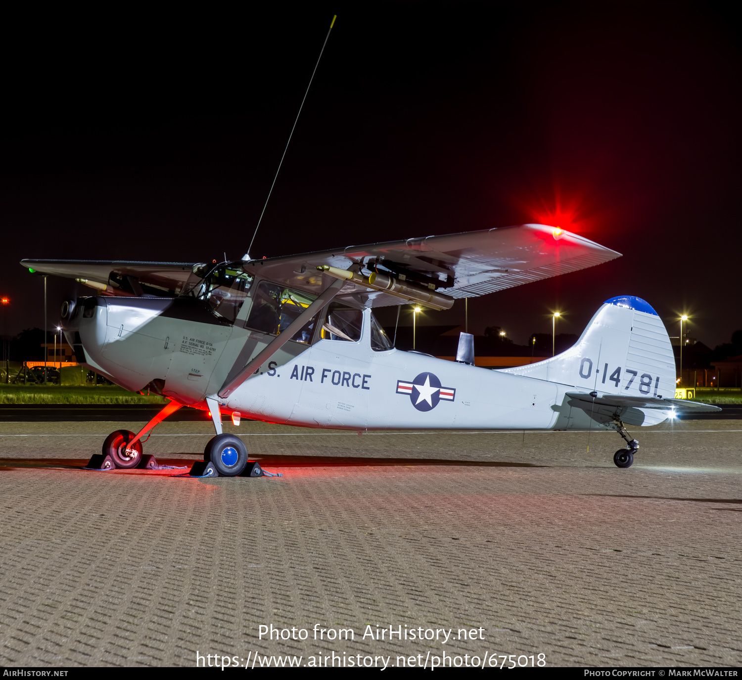 Aircraft Photo of G-VNAM / 0-14781 | Cessna O-1A Bird Dog | USA - Air Force | AirHistory.net #675018