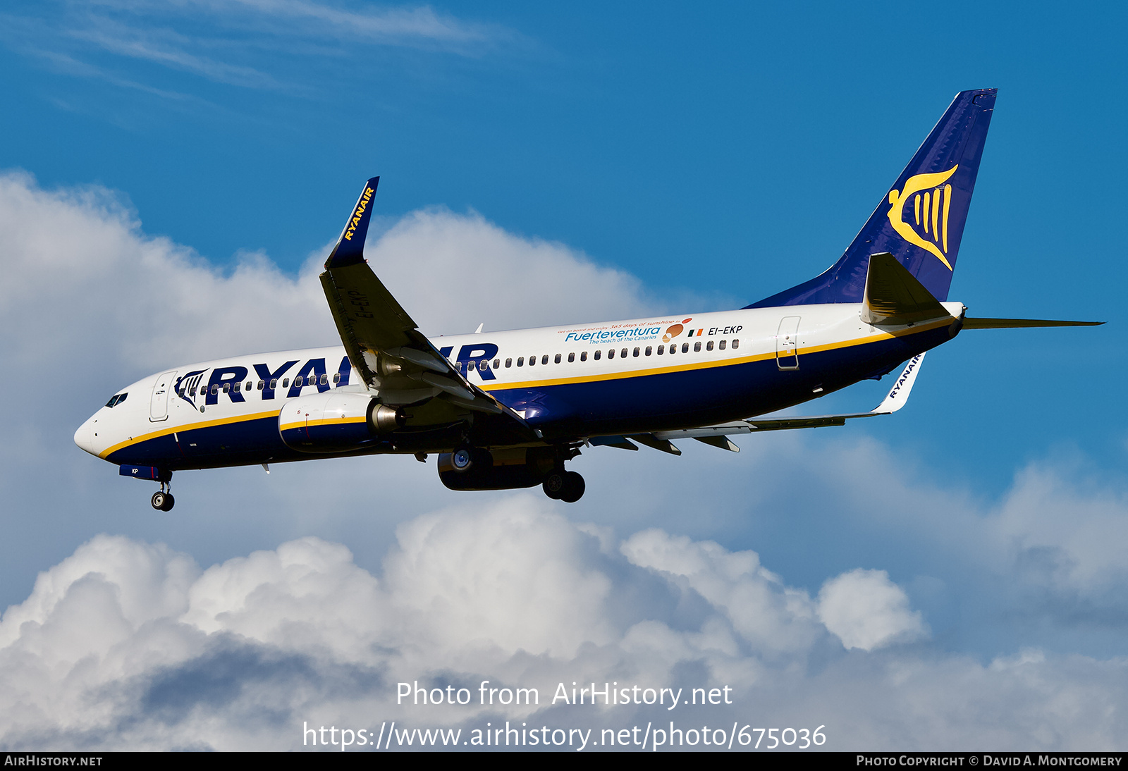 Aircraft Photo of EI-EKP | Boeing 737-8AS | Ryanair | AirHistory.net #675036