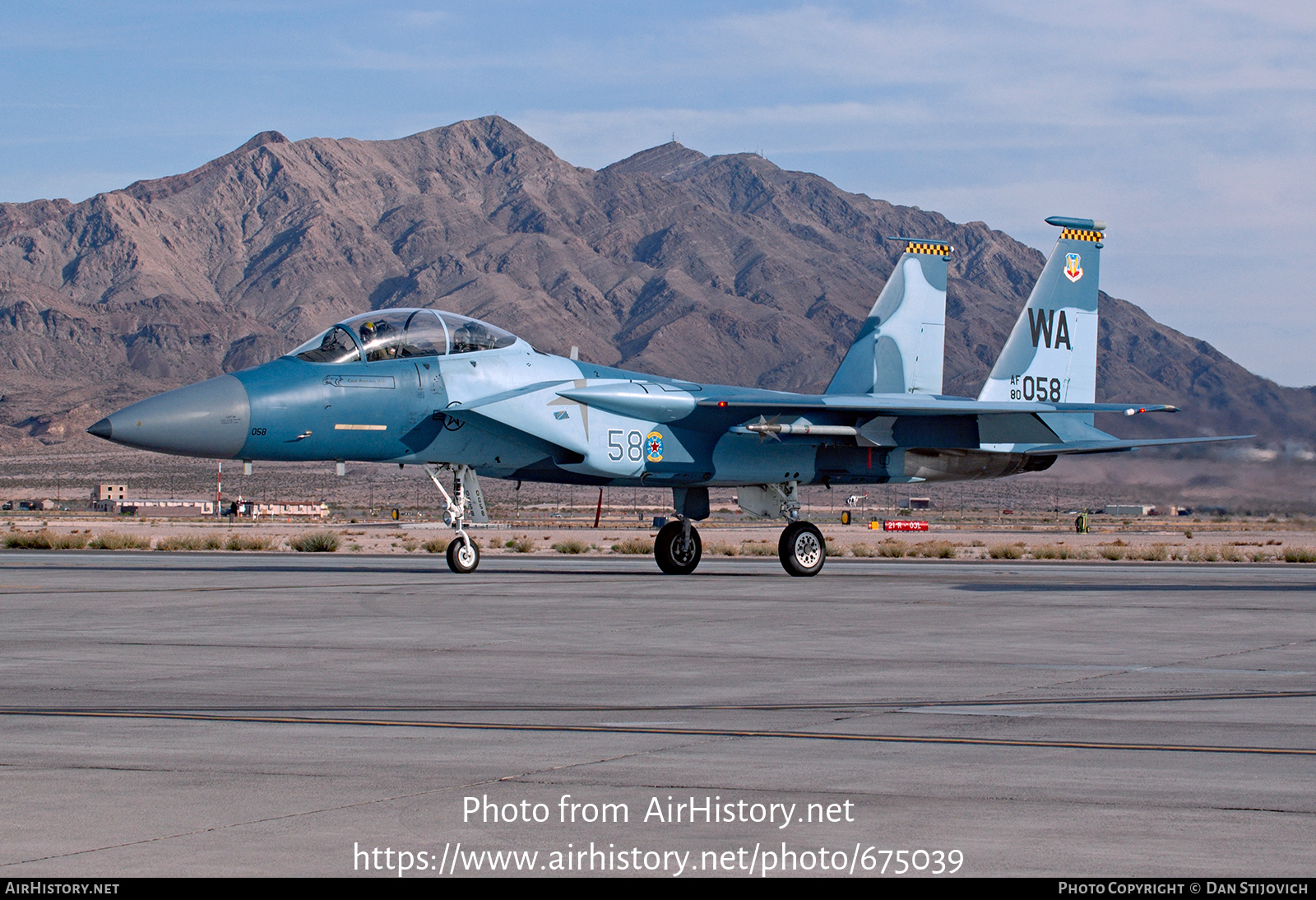 Aircraft Photo of 80-0058 / AF80-058 | McDonnell Douglas F-15D Eagle | USA - Air Force | AirHistory.net #675039