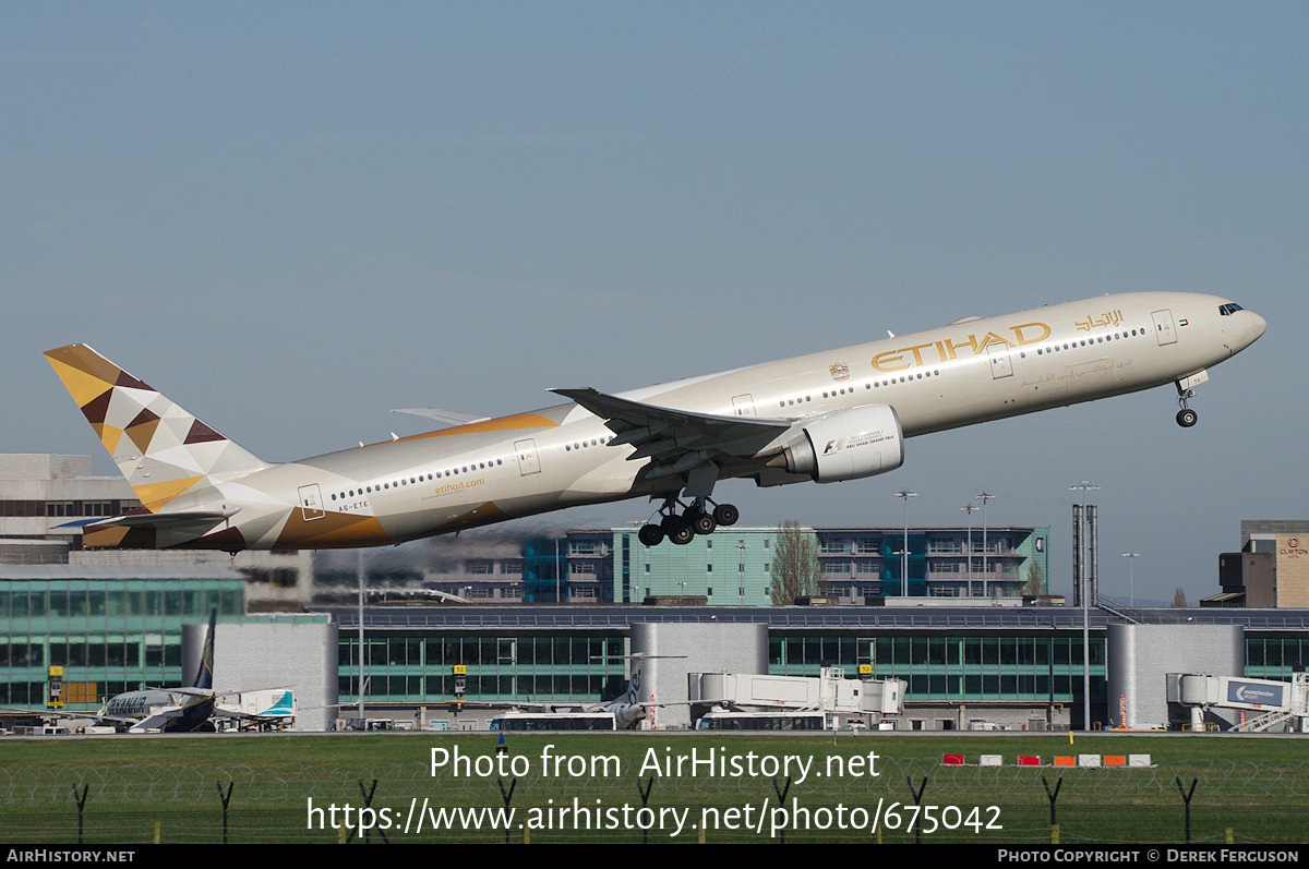 Aircraft Photo of A6-ETE | Boeing 777-3FX/ER | Etihad Airways | AirHistory.net #675042