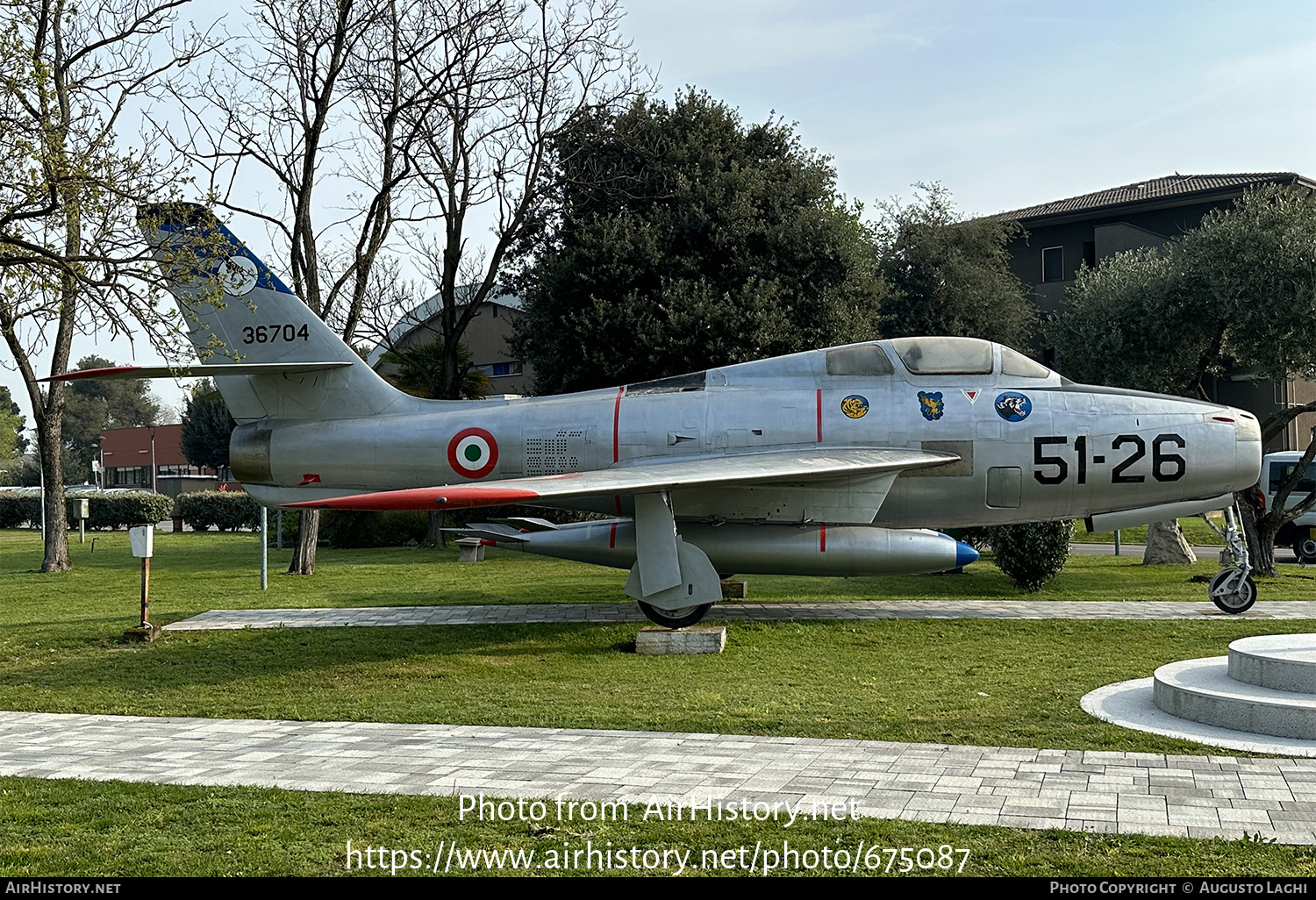 Aircraft Photo of MM53-6704 / 36704 | Republic F-84F Thunderstreak | Italy - Air Force | AirHistory.net #675087