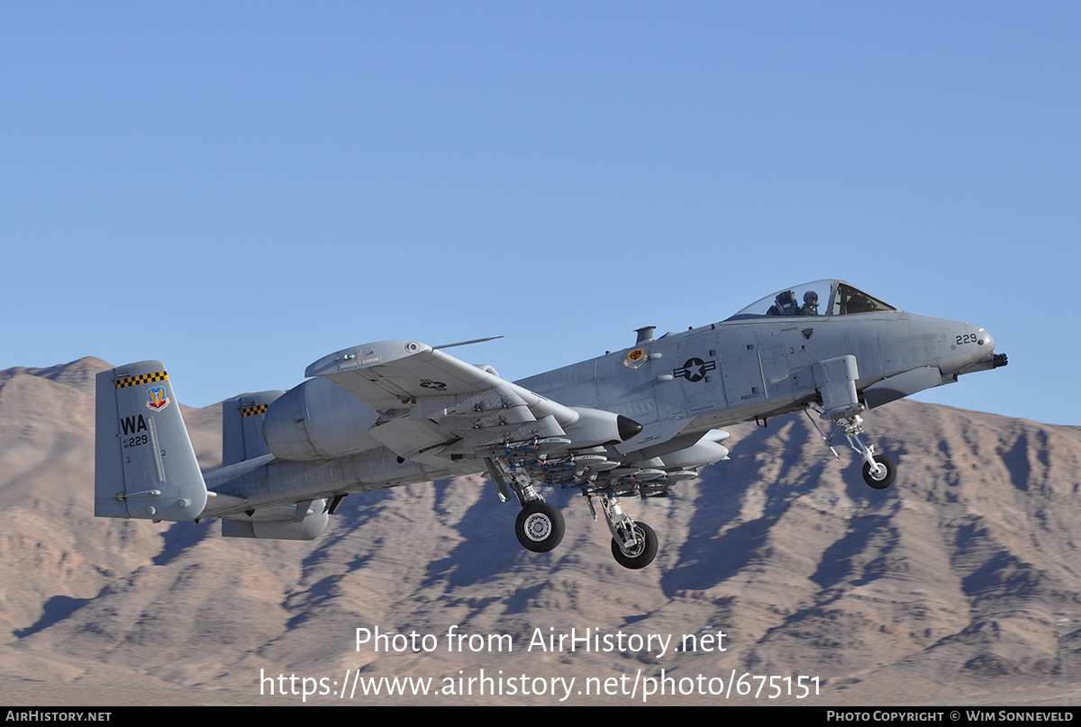 Aircraft Photo of 80-0229 | Fairchild A-10C Thunderbolt II | USA - Air Force | AirHistory.net #675151