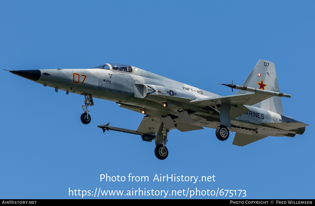 Aircraft Photo of 761572 | Northrop F-5N Tiger II | USA - Marines | AirHistory.net #675173