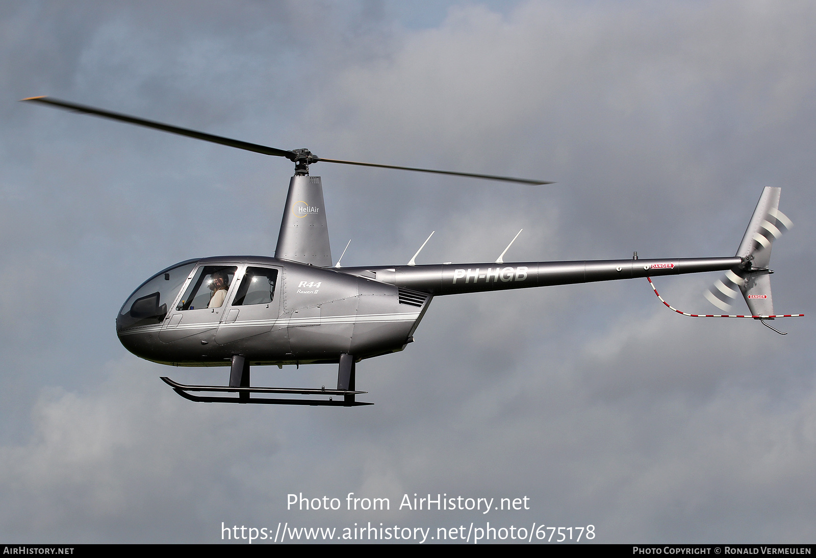 Aircraft Photo of PH-HGB | Robinson R-44 Raven II | HeliAir Helicopter Services | AirHistory.net #675178