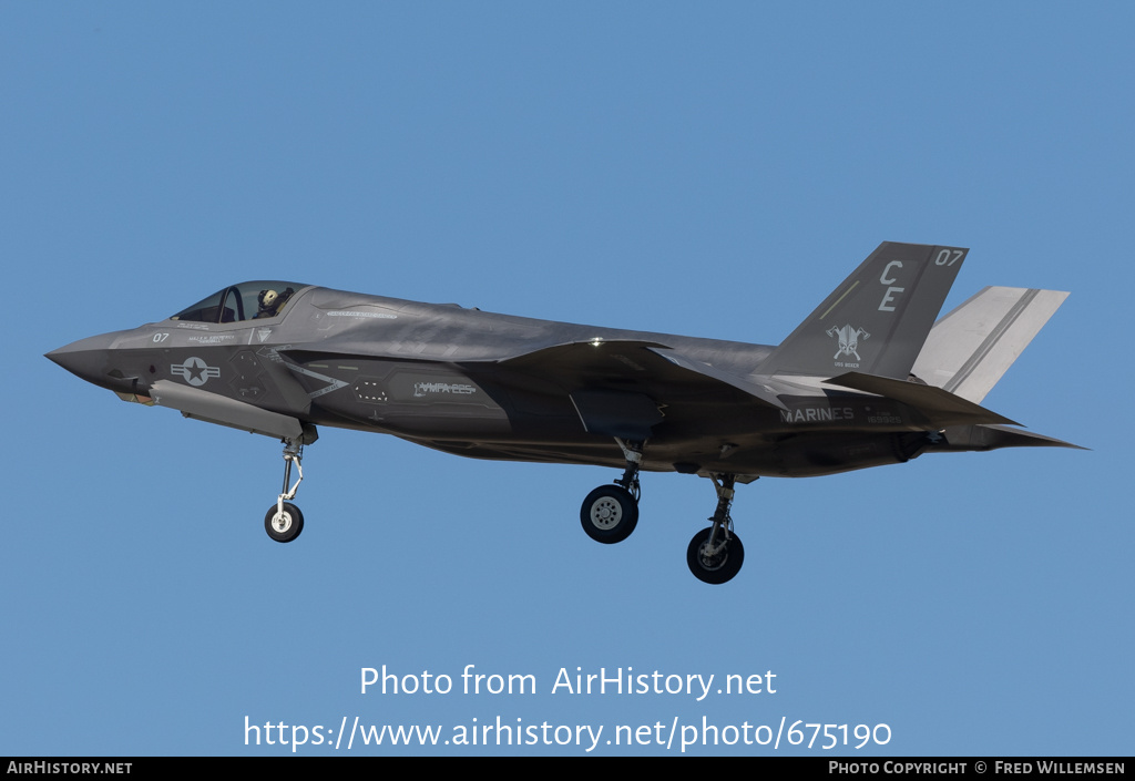 Aircraft Photo of 169925 | Lockheed Martin F-35B Lightning II | USA - Marines | AirHistory.net #675190