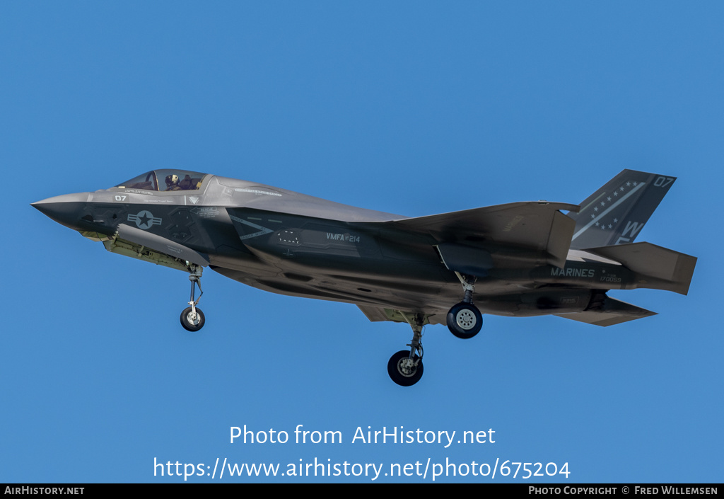 Aircraft Photo of 170059 | Lockheed Martin F-35B Lightning II | USA - Marines | AirHistory.net #675204