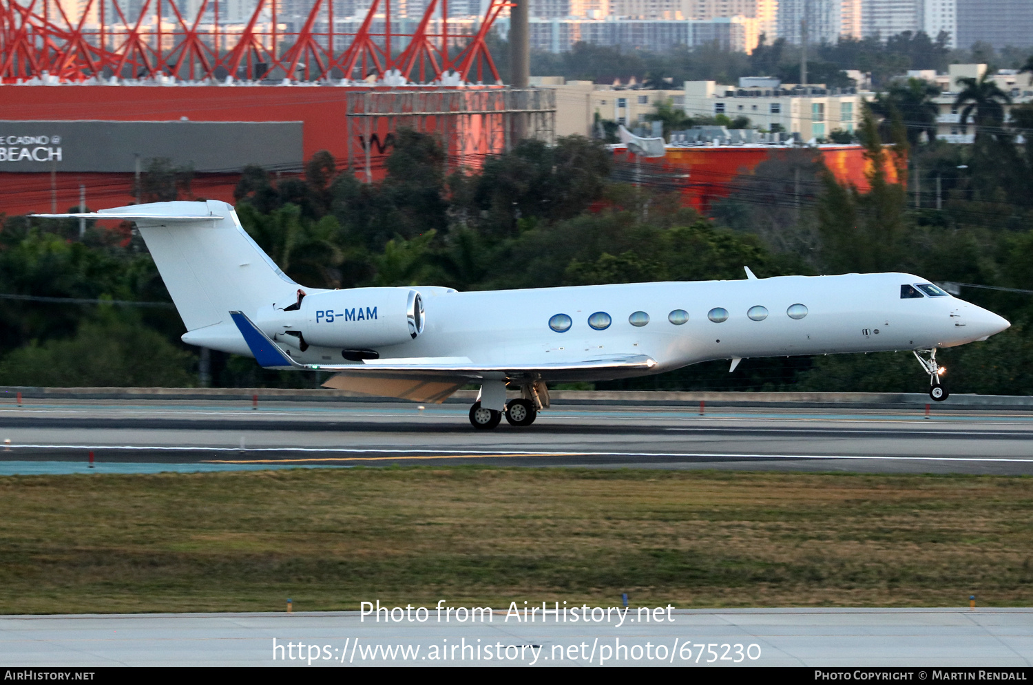 Aircraft Photo of PS-MAM | Gulfstream Aerospace G-V-SP Gulfstream G550 | AirHistory.net #675230