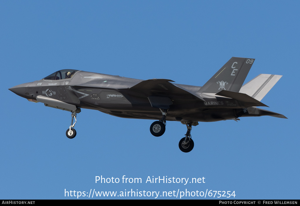 Aircraft Photo of 170048 | Lockheed Martin F-35B Lightning II | USA - Marines | AirHistory.net #675254