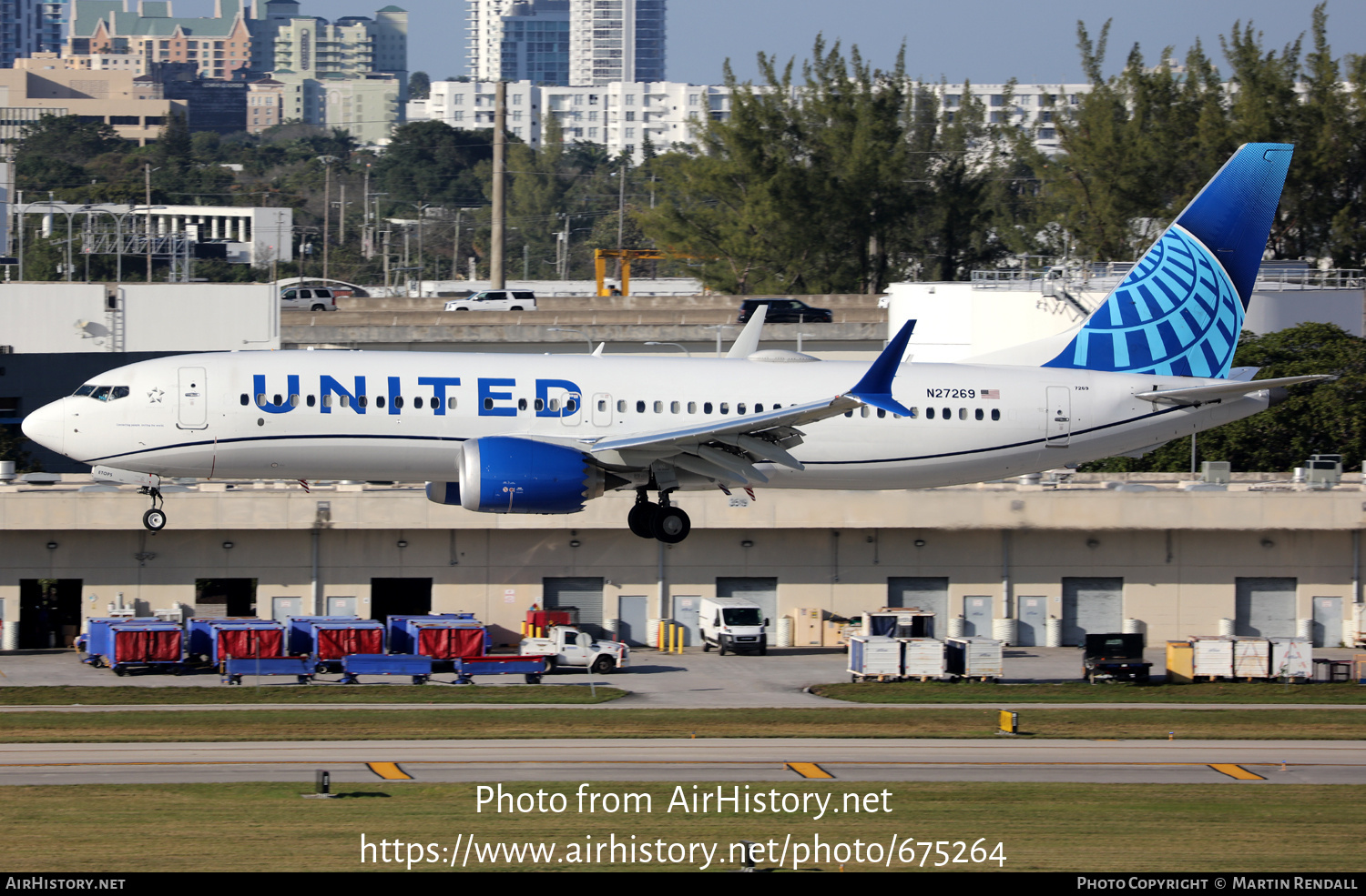 Aircraft Photo of N27269 | Boeing 737-8 Max 8 | United Airlines | AirHistory.net #675264