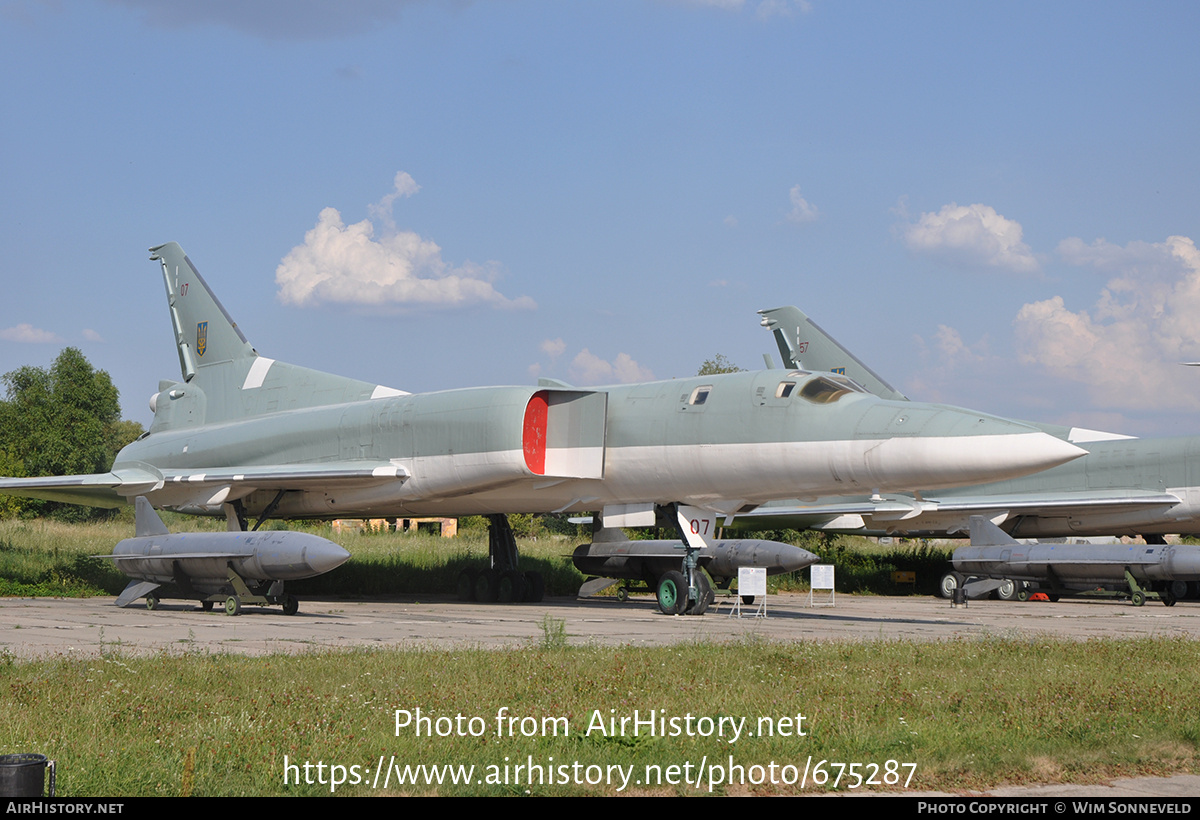 Aircraft Photo of 07 red | Tupolev Tu-22M-2 | Ukraine - Air Force ...