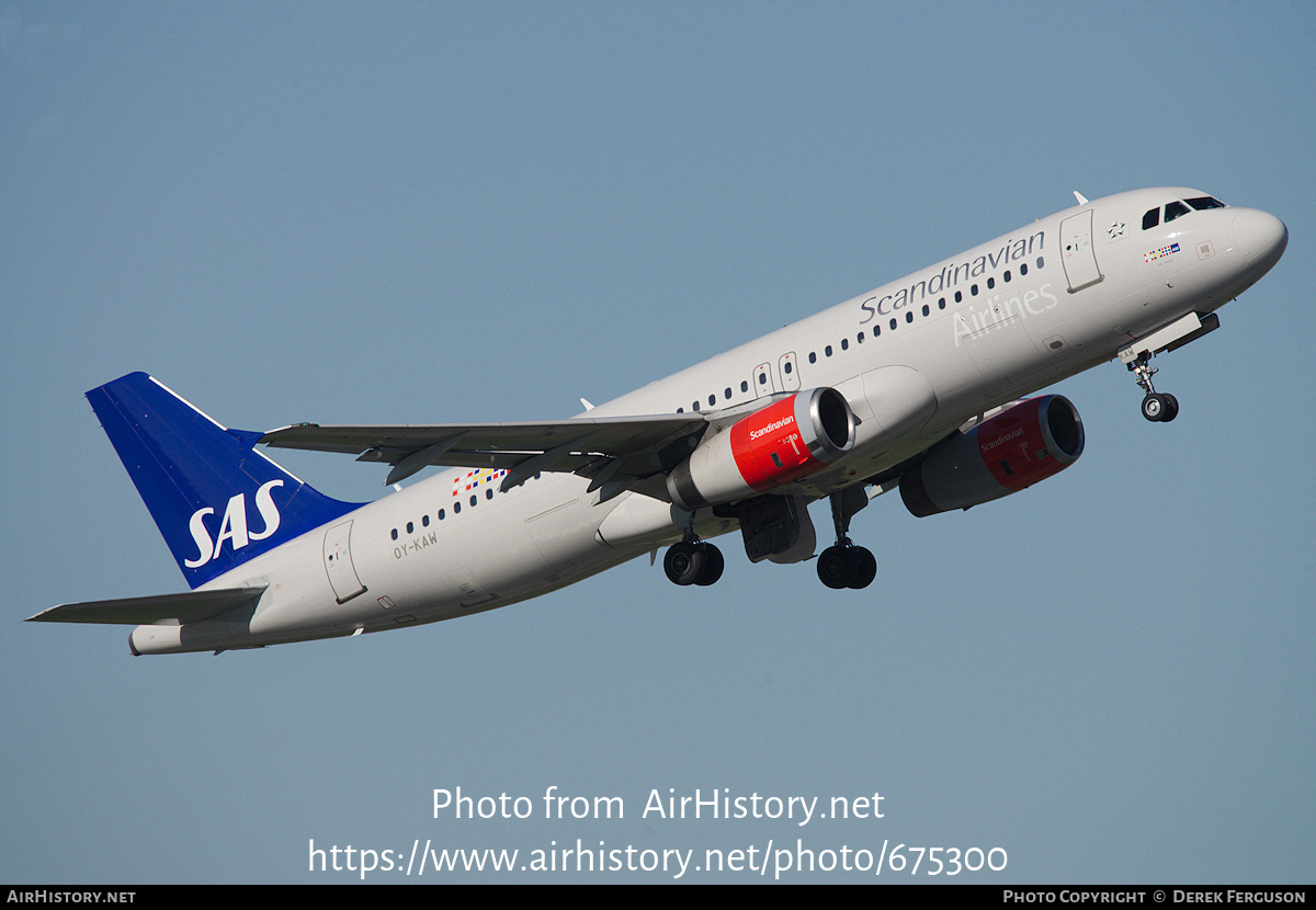 Aircraft Photo of OY-KAW | Airbus A320-232 | Scandinavian Airlines - SAS | AirHistory.net #675300