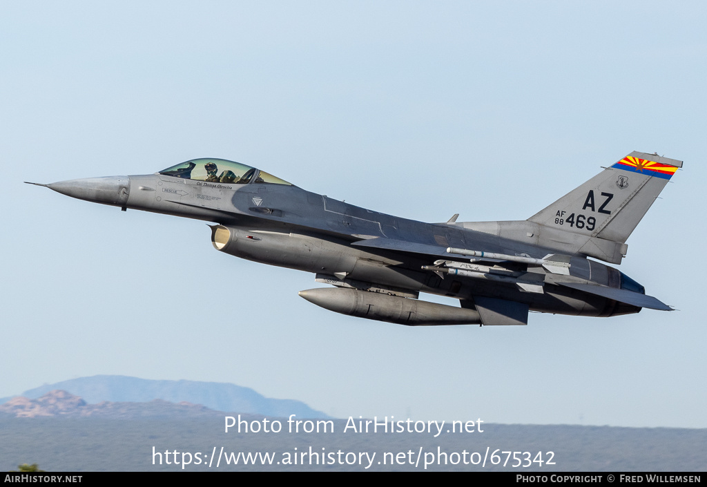 Aircraft Photo of 88-0469 / AF88-469 | General Dynamics F-16CM Fighting Falcon | USA - Air Force | AirHistory.net #675342