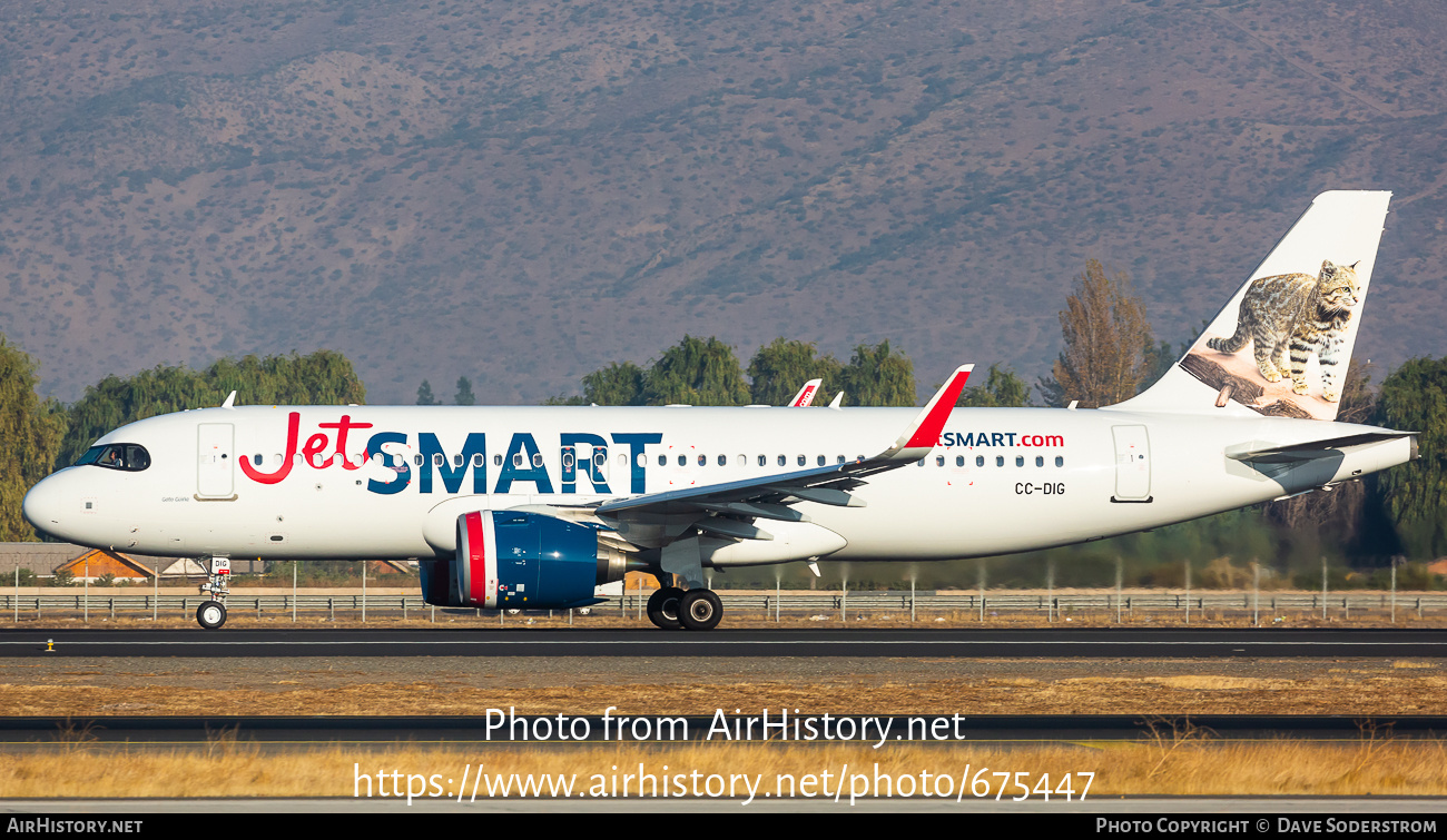 Aircraft Photo of CC-DIG | Airbus A320-271N | JetSmart | AirHistory.net #675447