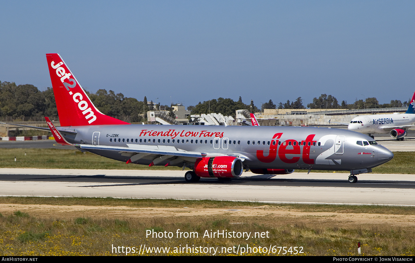 Aircraft Photo of G-JZBK | Boeing 737-8MG | Jet2 | AirHistory.net #675452