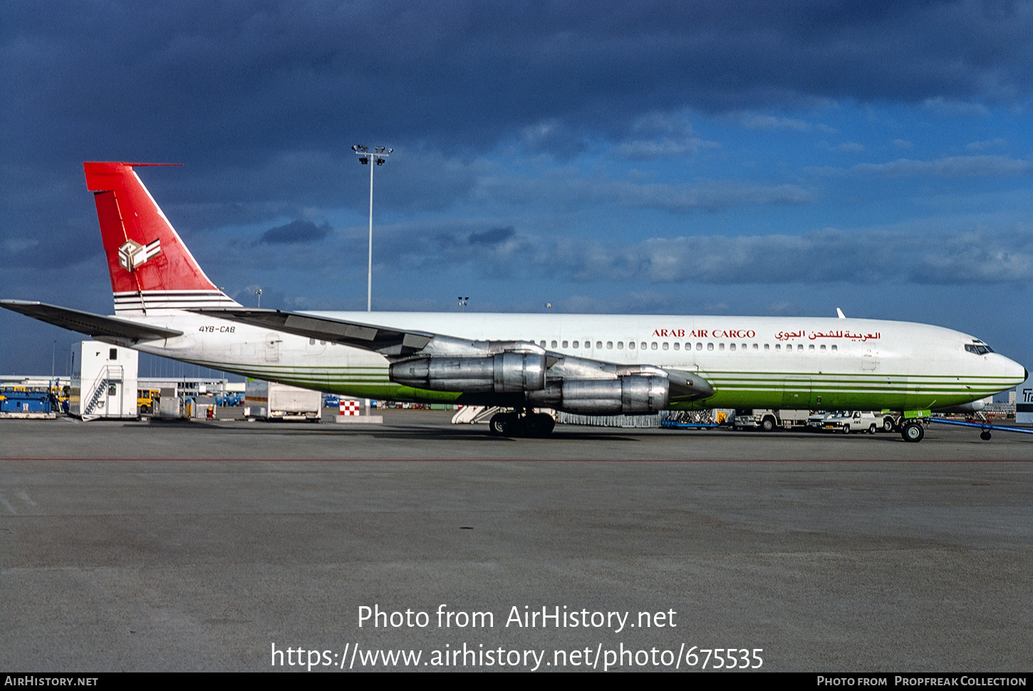 Aircraft Photo of 4YB-CAB | Boeing 707-321C | Arab Air Cargo | AirHistory.net #675535