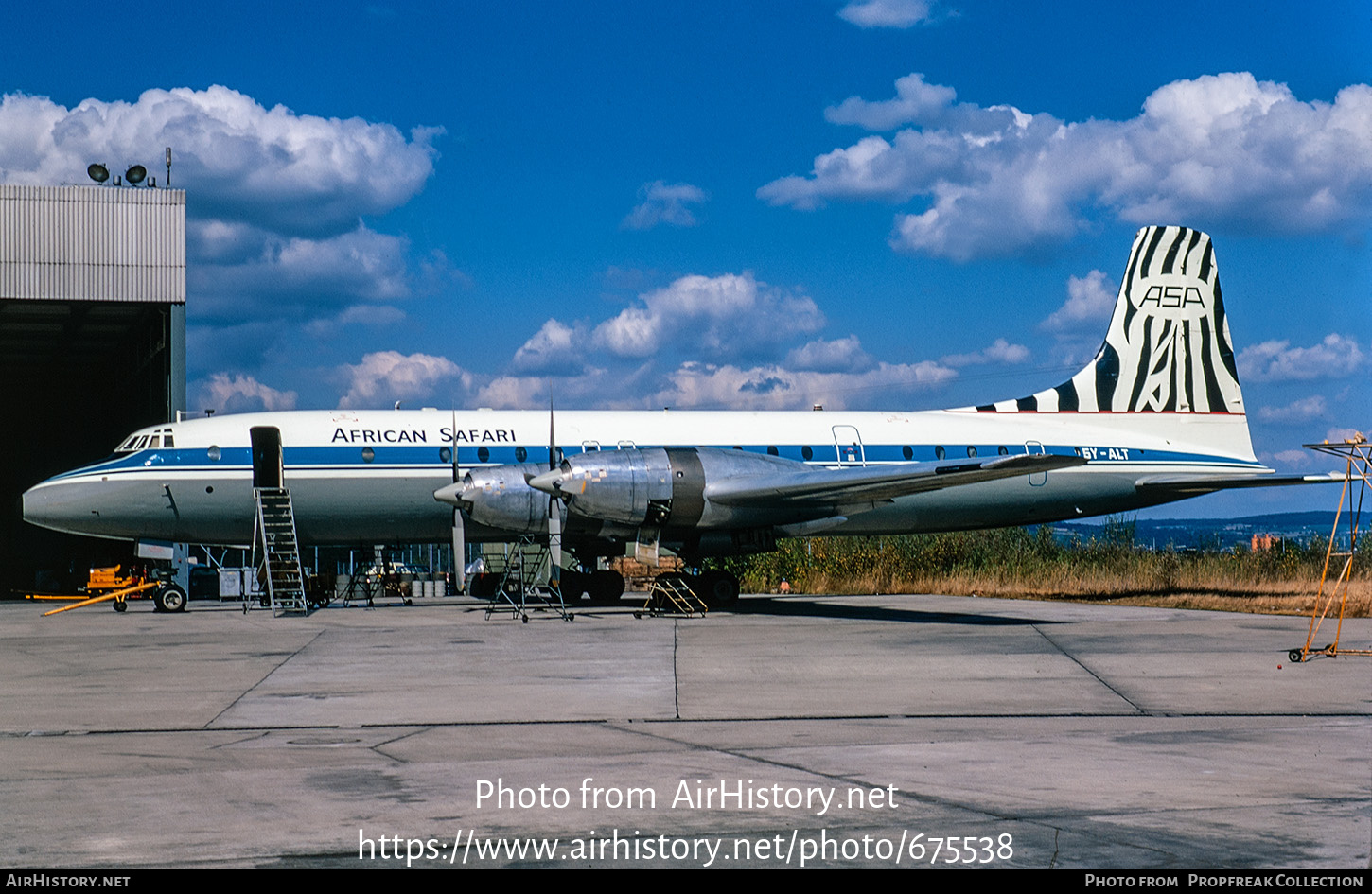 Aircraft Photo of 5Y-ALT | Bristol 175 Britannia 313 | African Safari Airways - ASA | AirHistory.net #675538