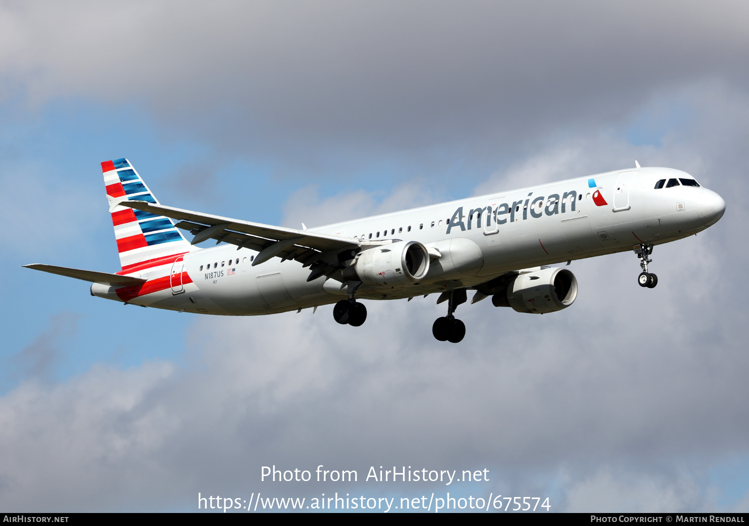 Aircraft Photo of N187US | Airbus A321-211 | American Airlines | AirHistory.net #675574