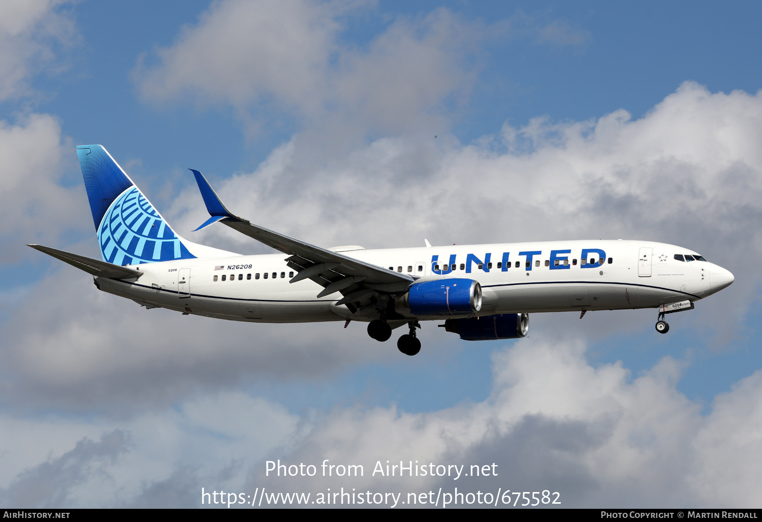 Aircraft Photo of N26208 | Boeing 737-824 | United Airlines | AirHistory.net #675582