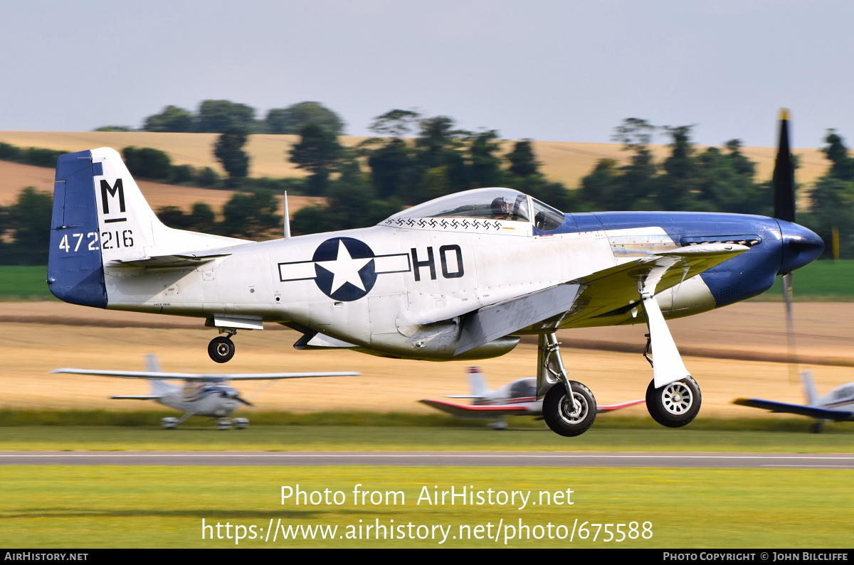 Aircraft Photo of G-BIXL / 472216 | North American P-51D Mustang | USA - Air Force | AirHistory.net #675588