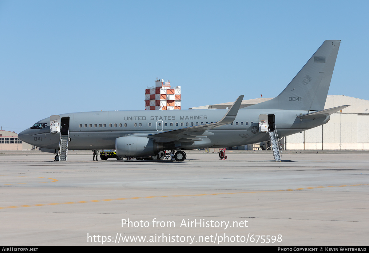 Aircraft Photo of 170041 / 0041 | Boeing C-40A Clipper | USA - Marines | AirHistory.net #675598