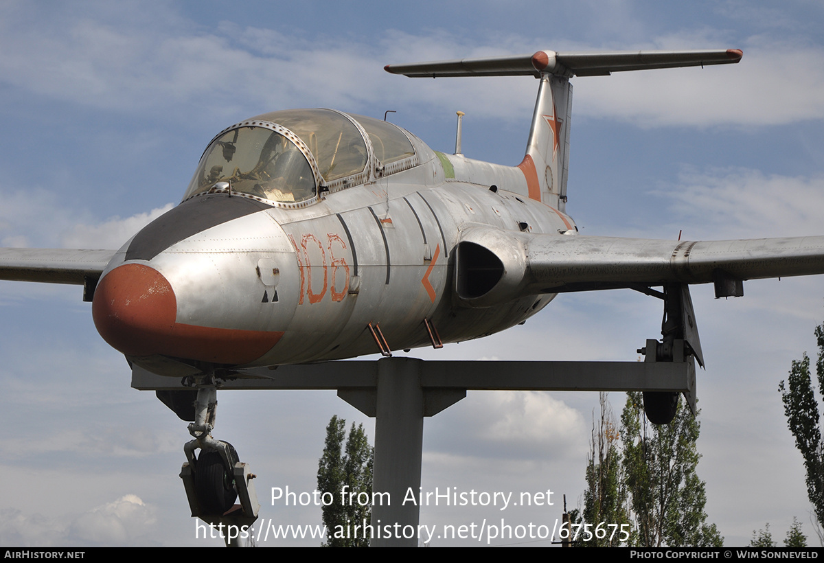 Aircraft Photo of 106 red | Aero L-29 Delfin | Soviet Union - Air Force | AirHistory.net #675675