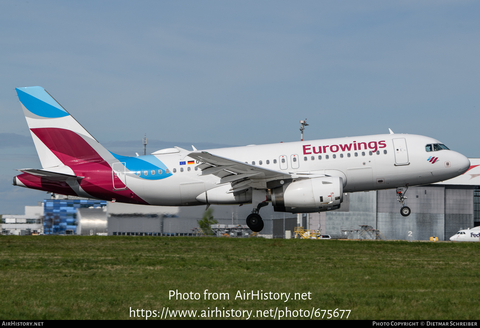 Aircraft Photo of D-AGWU | Airbus A319-132 | Eurowings | AirHistory.net #675677