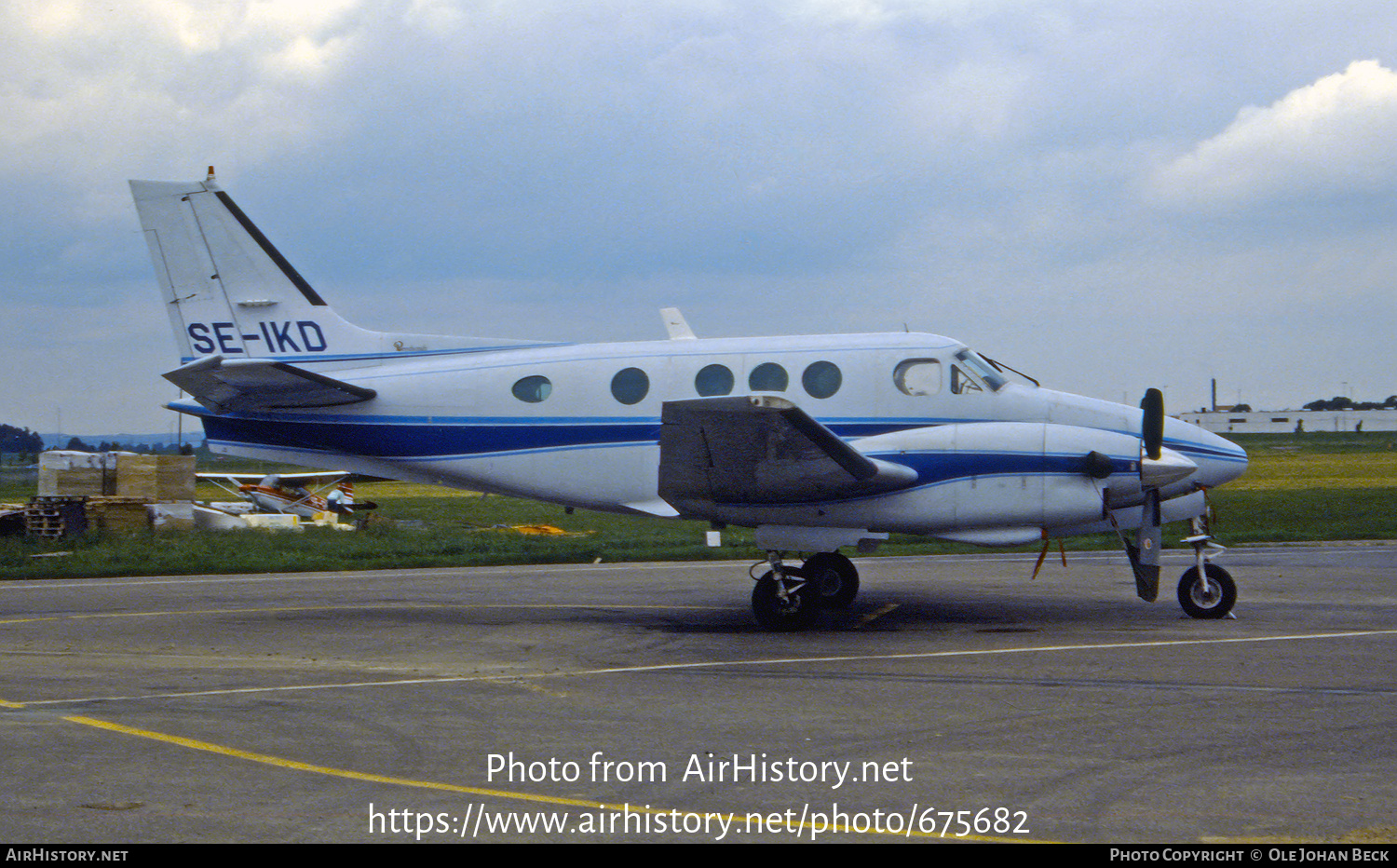 Aircraft Photo of SE-IKD | Beech E90 King Air | AirHistory.net #675682