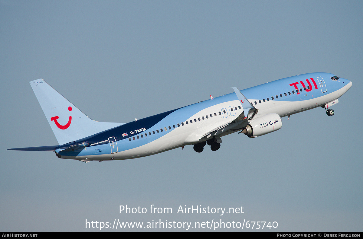 Aircraft Photo of G-TAWM | Boeing 737-8K5 | TUI | AirHistory.net #675740