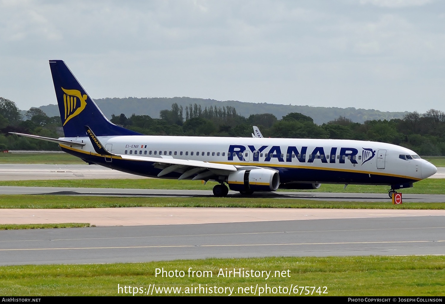 Aircraft Photo of EI-ENB | Boeing 737-8AS | Ryanair | AirHistory.net #675742